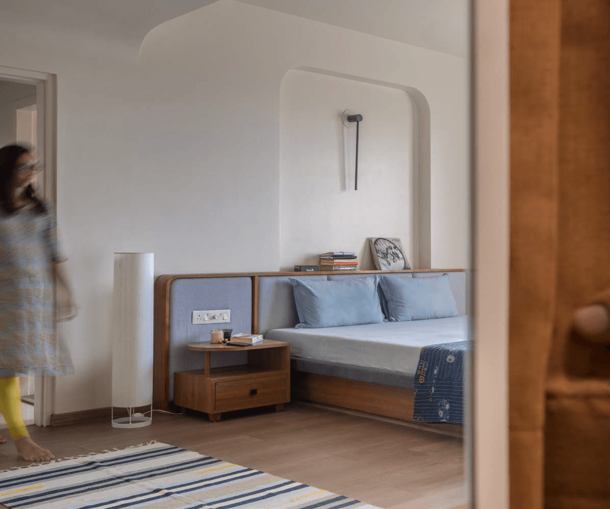 Verte — bedroom framed through doorway